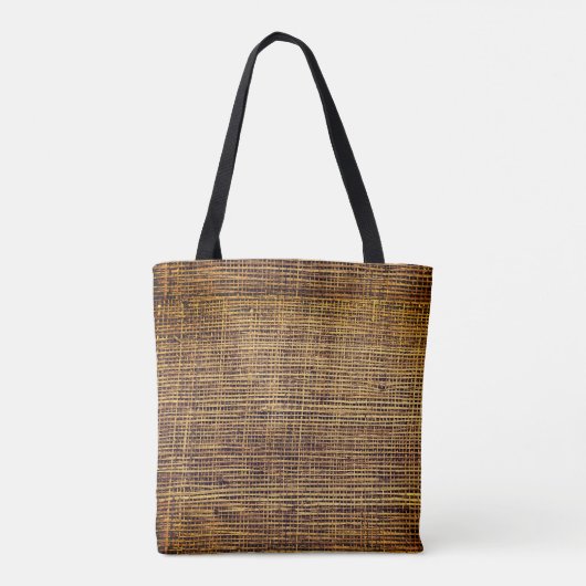 Woven Bamboo Muster Tasche (Rückseite)