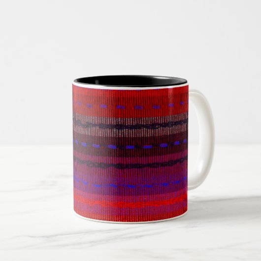 Woven Bands Zweifarbige Tasse (VorderseiteRechts)