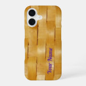 Woven Basket - iPhone 16 Hülle (Rückseite)