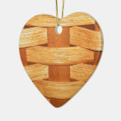 Woven Baskets Keramik Ornament (Links)