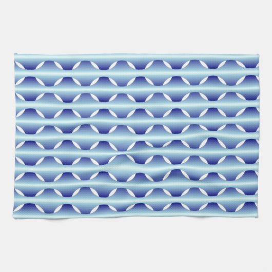 Woven Blues Kitchen Handtuch (Horizontal)