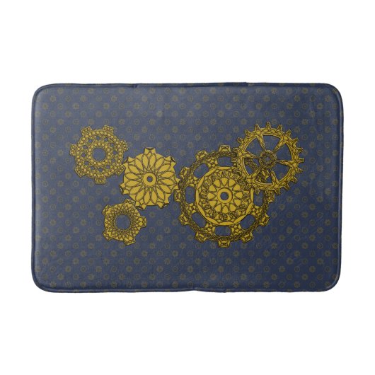 Woven Clockwork Bath Mat Badematte (Vorderseite)
