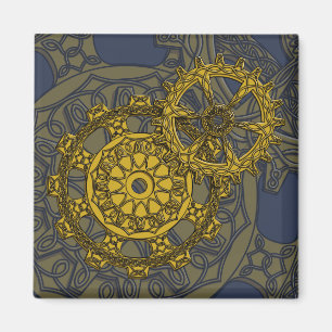 Woven Clockwork Magnet