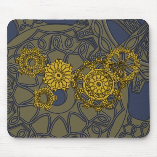 Woven Clockwork Mousepad (Vorne)