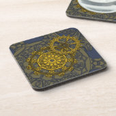 Woven Clockwork Square Untersetzer (Linke Seite)