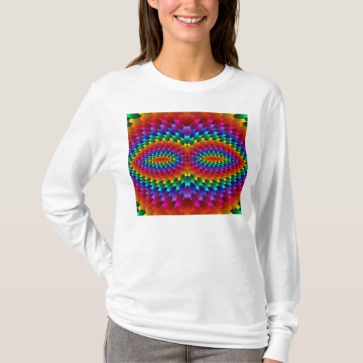 Woven Colorful Petals T-Shirt (Vorderseite)