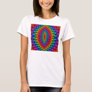 Woven Colorful Petals T-Shirt