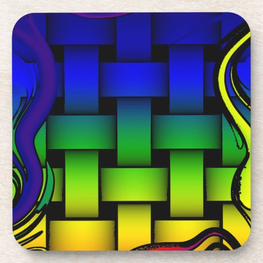 Woven Colors Getränkeuntersetzer (Vorderseite)