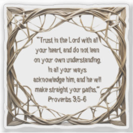 Woven Customizable Bibe Verse Custom Cut Vinyl S Aufkleber