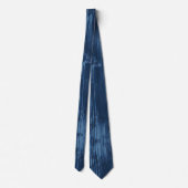Woven Denim Pattern Neck Tie Krawatte (Rückseite)