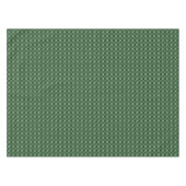 Woven Forest Green Tiles Tischdecke (Vorderseite (Horizontal))