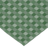 Woven Forest Green Tiles Tischdecke (Schrägansicht)