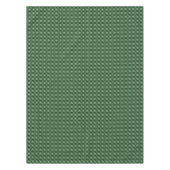 Woven Forest Green Tiles Tischdecke (Vorderseite)