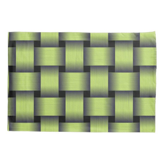 Woven Greenery Kissenbezug (Rückseite-Links)