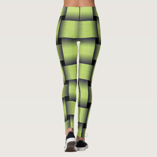 Woven Greenery Leggings (Rückseite)