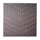 Woven Imitats Leather Fliese (Vorderseite)