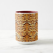 Woven Islamic Motif Mug | Tactile Earth Tones Tasse (Zentrum)