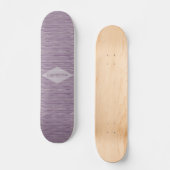 Woven Look Design Amethyst Green HAMbWG Skateboard (Vorderseite)