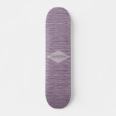 Woven Look Design Amethyst Green HAMbWG Skateboard (Vorne)