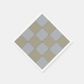 Woven Low-Key Gold und Silver Graphic Muster Serviette (Ecke)