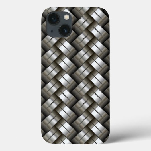 Woven metal pattern Case-Mate iPhone hülle (Rückseite)