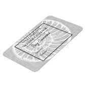 Woven Muschel Airbnb Ferien Rental Wifi Magnet (Linke Seite)