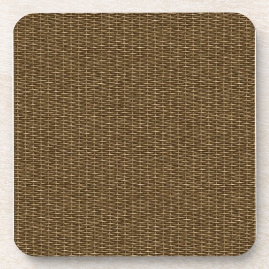 Woven Picnic Basket Getränkeuntersetzer (Vorderseite)