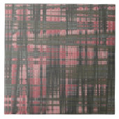 Woven Pink und Grau Fliese (Vorderseite)