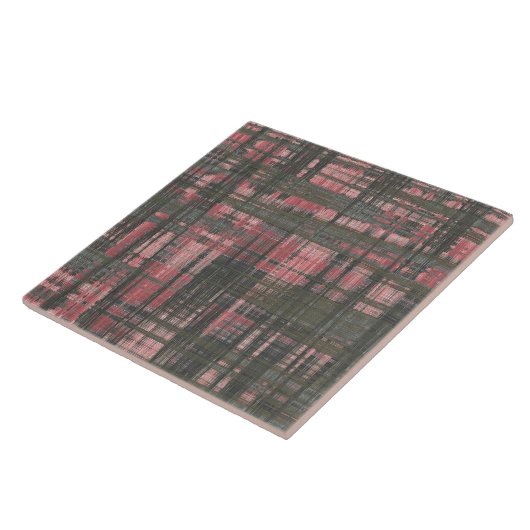 Woven Pink und Grau Fliese (Seite)