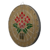 Woven Poinsetta Dartscheibe (Vorderseite rechts)
