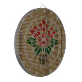 Woven Poinsetta Dartscheibe (Vorderseite Links)