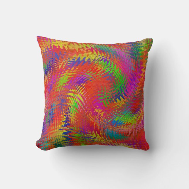 Woven Rainbow Kissen (Vorderseite)