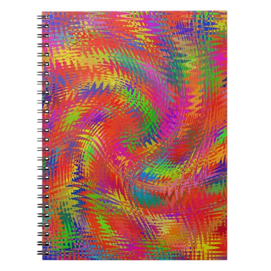 Woven Rainbow Notizblock (Vorderseite)