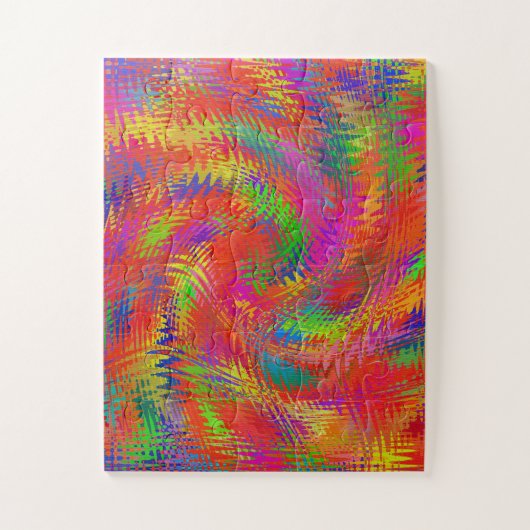 Woven Rainbow Puzzle (Vertikal)