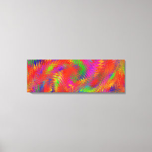 Woven Rainbow Triptych Leinwanddruck