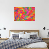 Woven Rainbow Triptych Leinwanddruck (Insitu (Schlafzimmer))