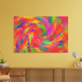 Woven Rainbow Triptych Leinwanddruck (Insitu (Wohnzimmer))