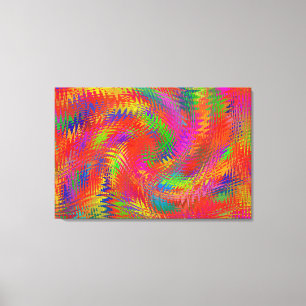 Woven Rainbow Triptych Leinwanddruck