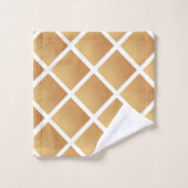 Woven Shades of Brown Badhandtuch Set (Waschlappen)