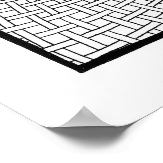 Woven Sun Poster (Ecke)