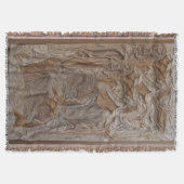 Woven werfen Decken in einer Lederstruktur! (Vorderseite)