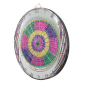 Woven Whirl Art Print Dartscheibe (Vorderseite rechts)