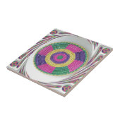 Woven Whirl Art Print Fliese (Seite)