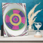 Woven Whirl Art Print Fotoplatte (Seite)