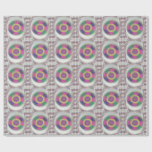 Woven Whirl Art Print Geschenkpapier (Flach)