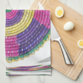 Woven Whirl Art Print Handtuch (Viertel Falte)