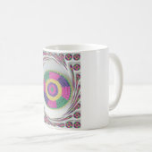 Woven Whirl Art Print Kaffeetasse (VorderseiteRechts)