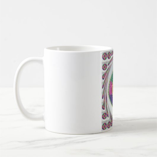 Woven Whirl Art Print Kaffeetasse (Links)