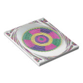 Woven Whirl Art Print Notizblock (angewinkelt)