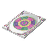 Woven Whirl Art Print Notizblock (Rotiert)